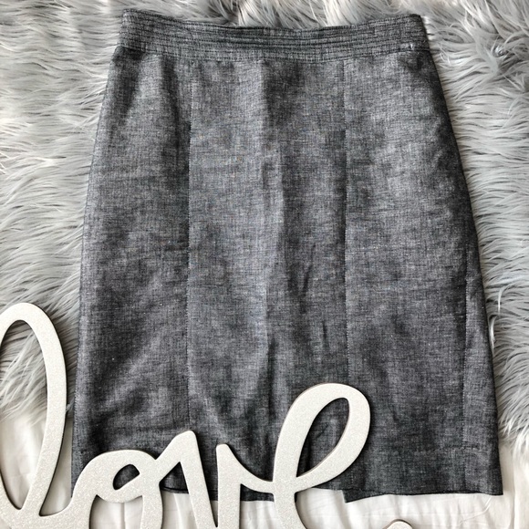 Banana Republic Linen denim color pencil skirt M3 - Picture 1 of 7